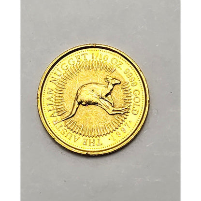 1997 Australian Elizabeth II 15 Dollars 3rd Portrait Kangaroo Gold Proof Coin