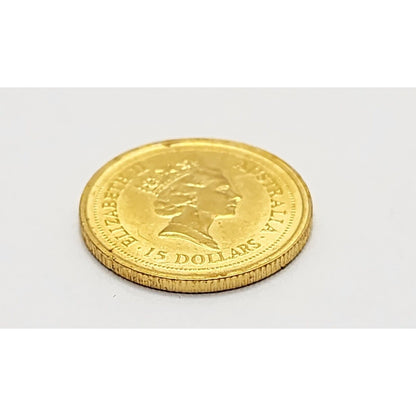 1997 Australian Elizabeth II 15 Dollars 3rd Portrait Kangaroo Gold Proof Coin
