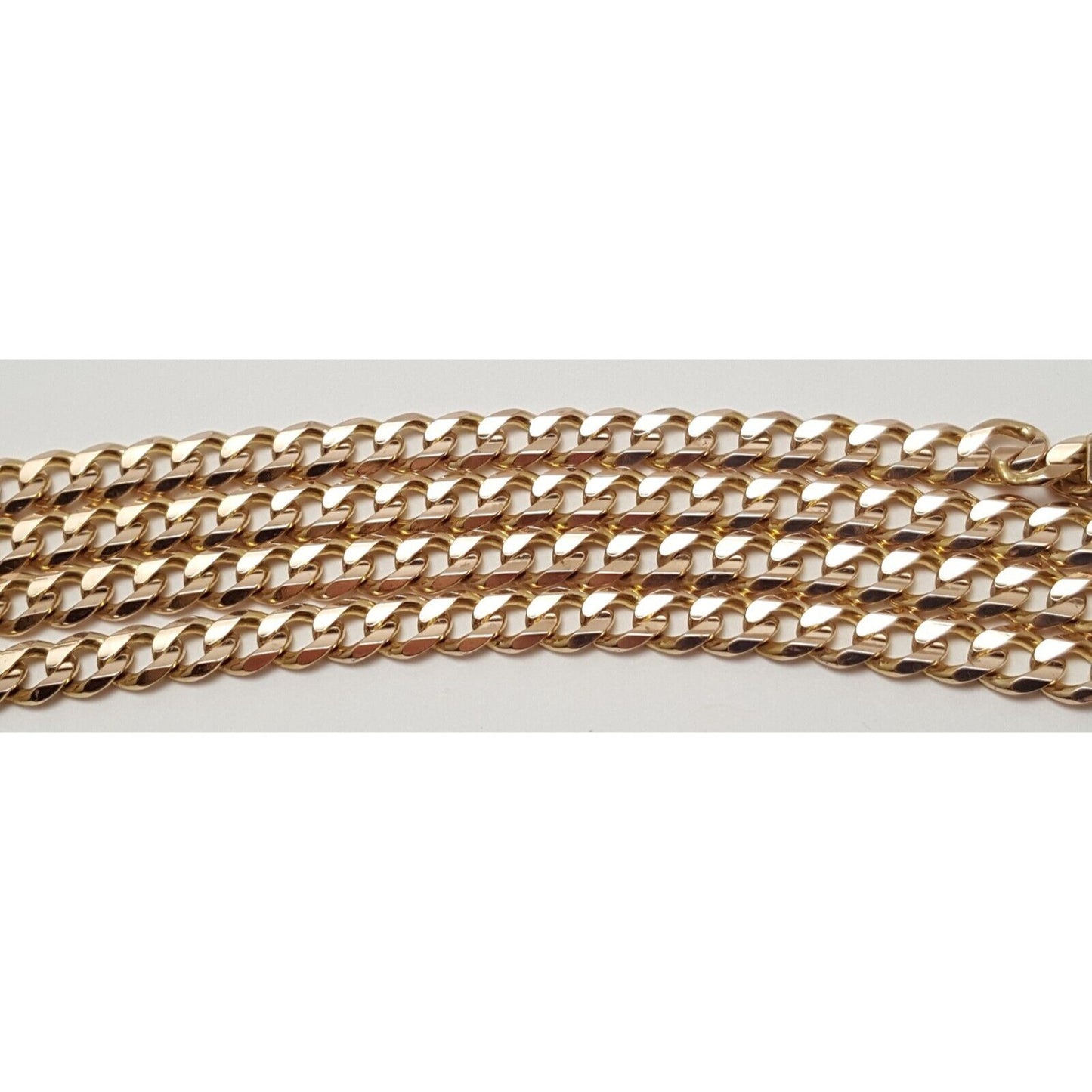 14K Rose Gold Cuban Link Chain Necklace