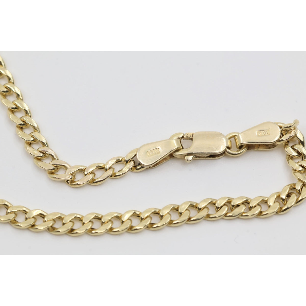 10K Yellow Gold Cuban Link Chain Necklace