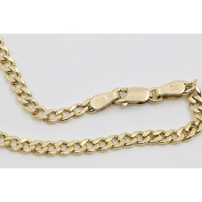 10K Yellow Gold Cuban Link Chain Necklace