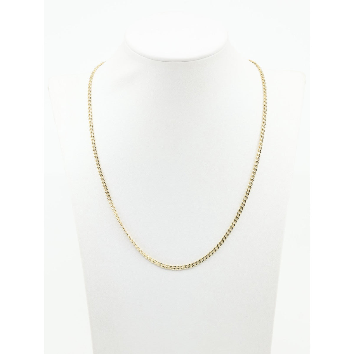 10K Yellow Gold Cuban Link Chain Necklace