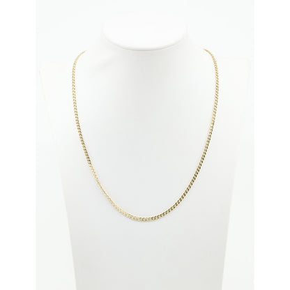 10K Yellow Gold Cuban Link Chain Necklace