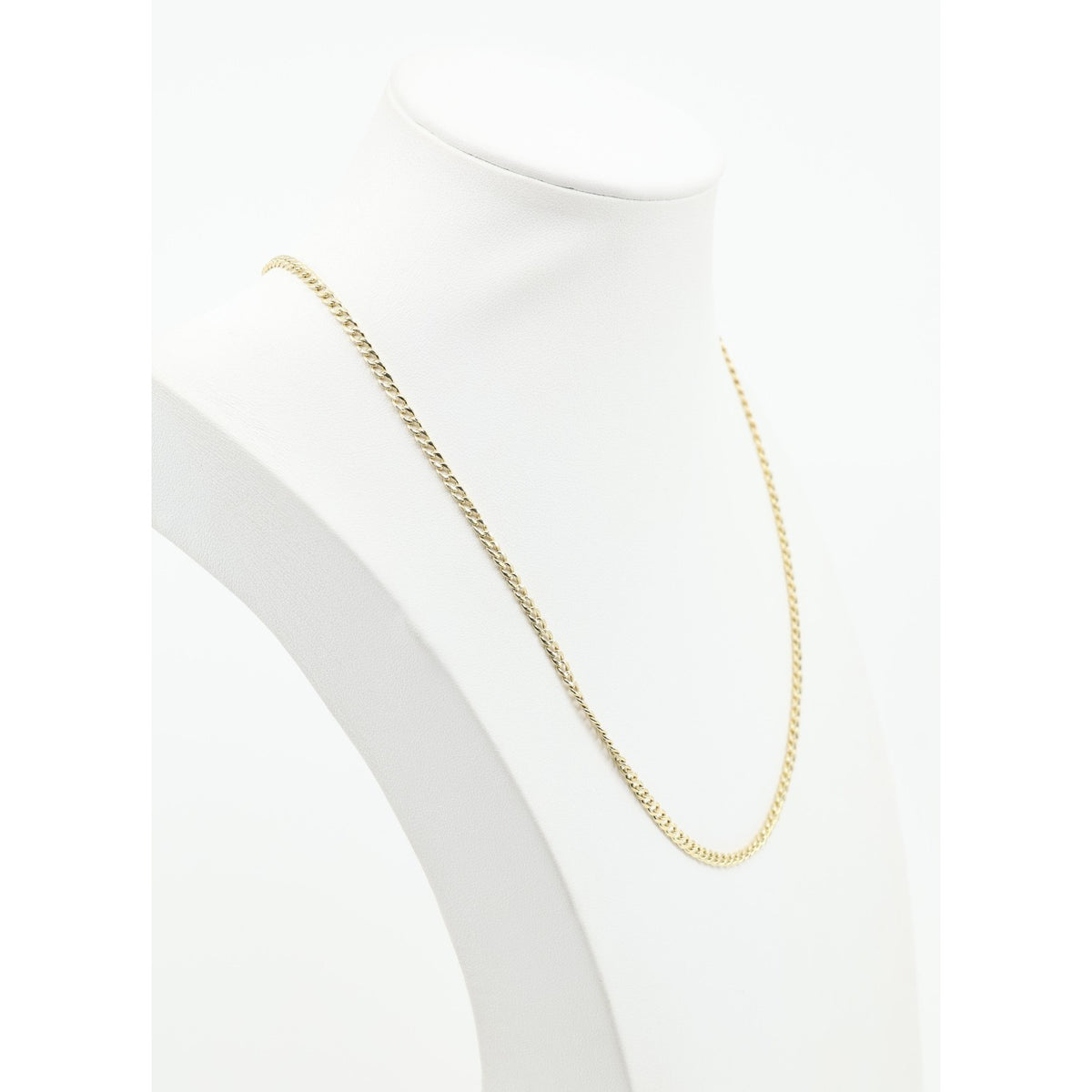 10K Yellow Gold Cuban Link Chain Necklace