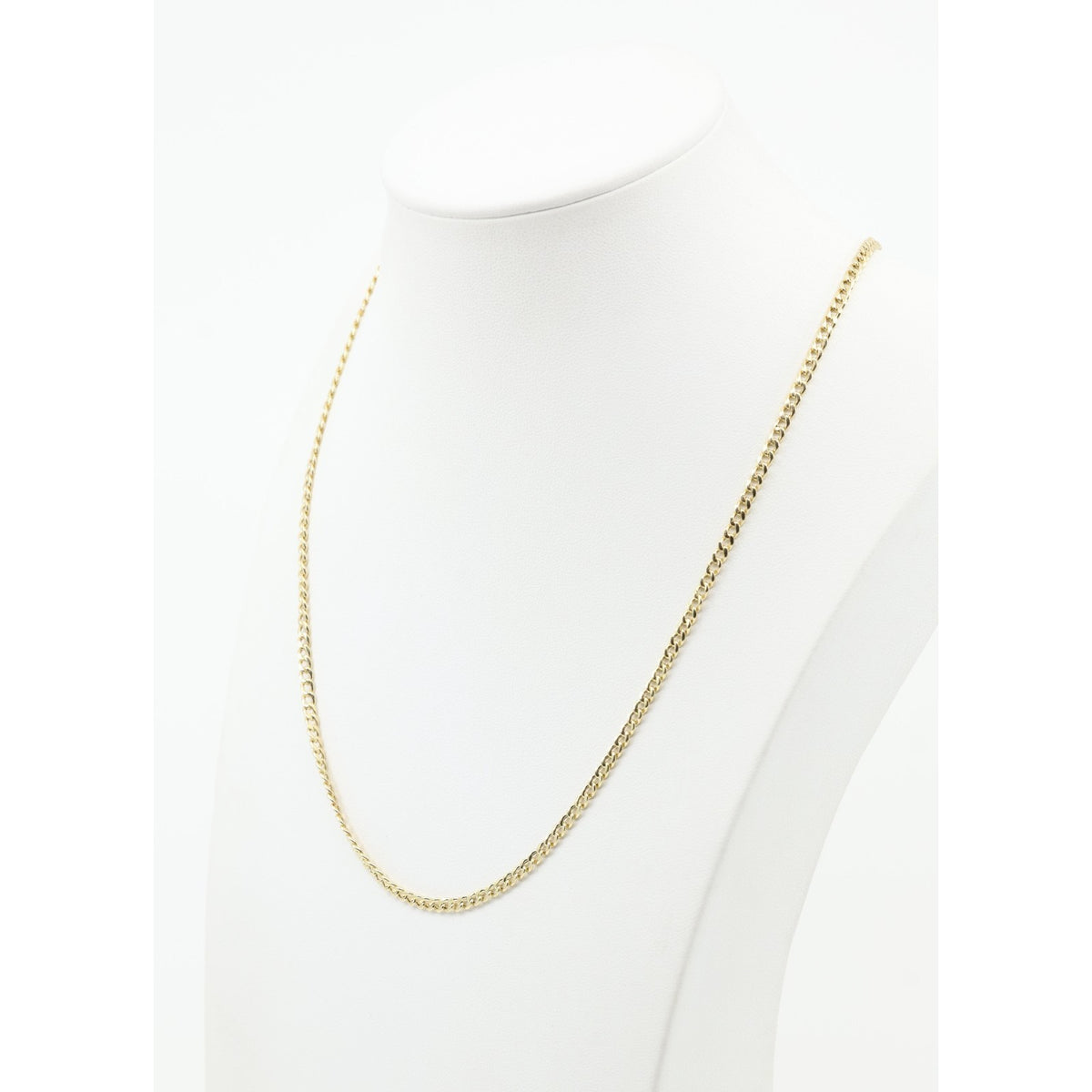 10K Yellow Gold Cuban Link Chain Necklace