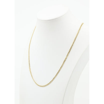10K Yellow Gold Cuban Link Chain Necklace