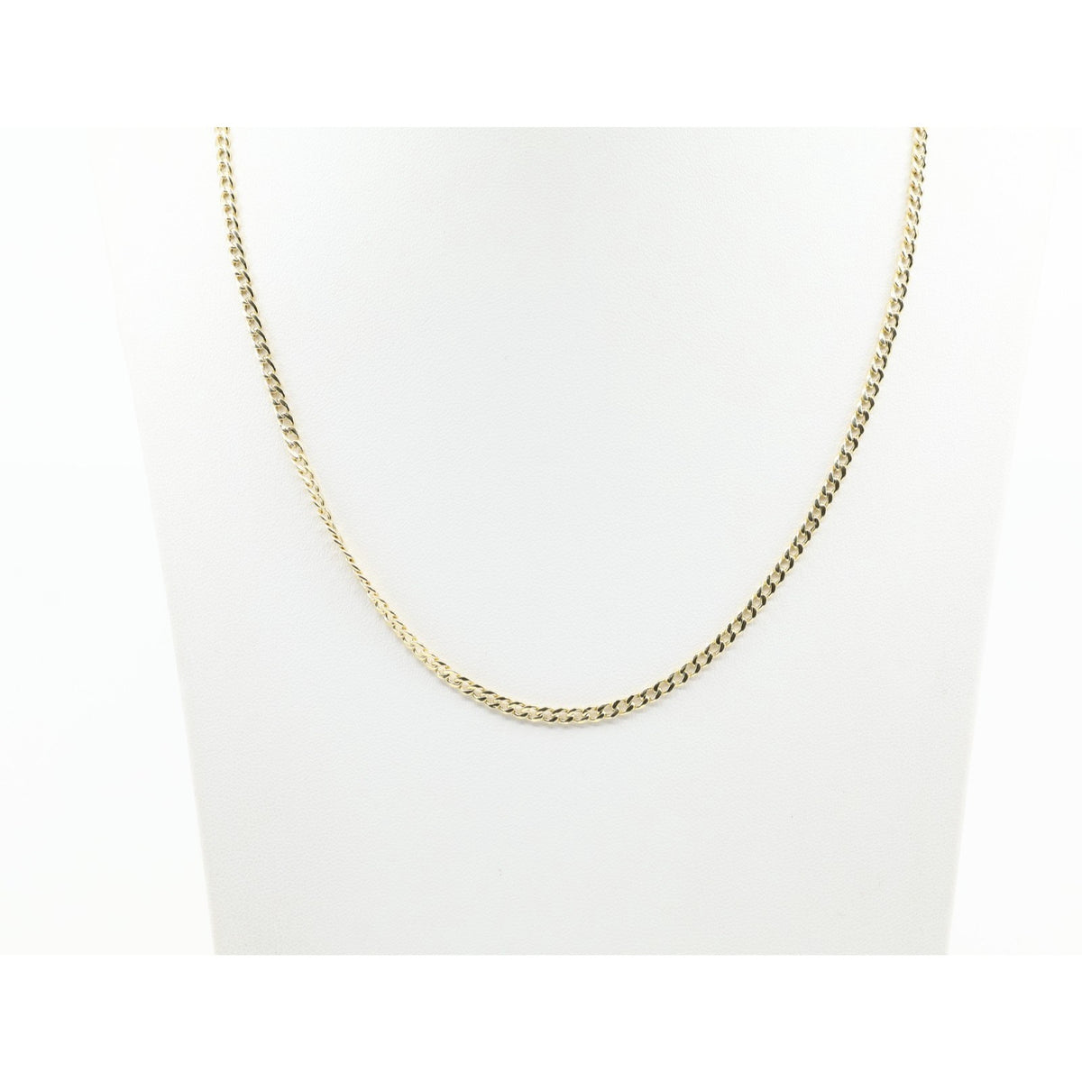 10K Yellow Gold Cuban Link Chain Necklace