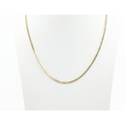 10K Yellow Gold Cuban Link Chain Necklace