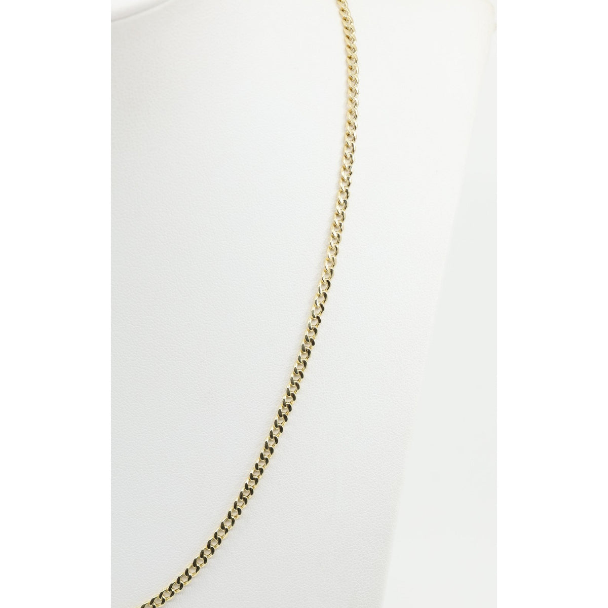10K Yellow Gold Cuban Link Chain Necklace