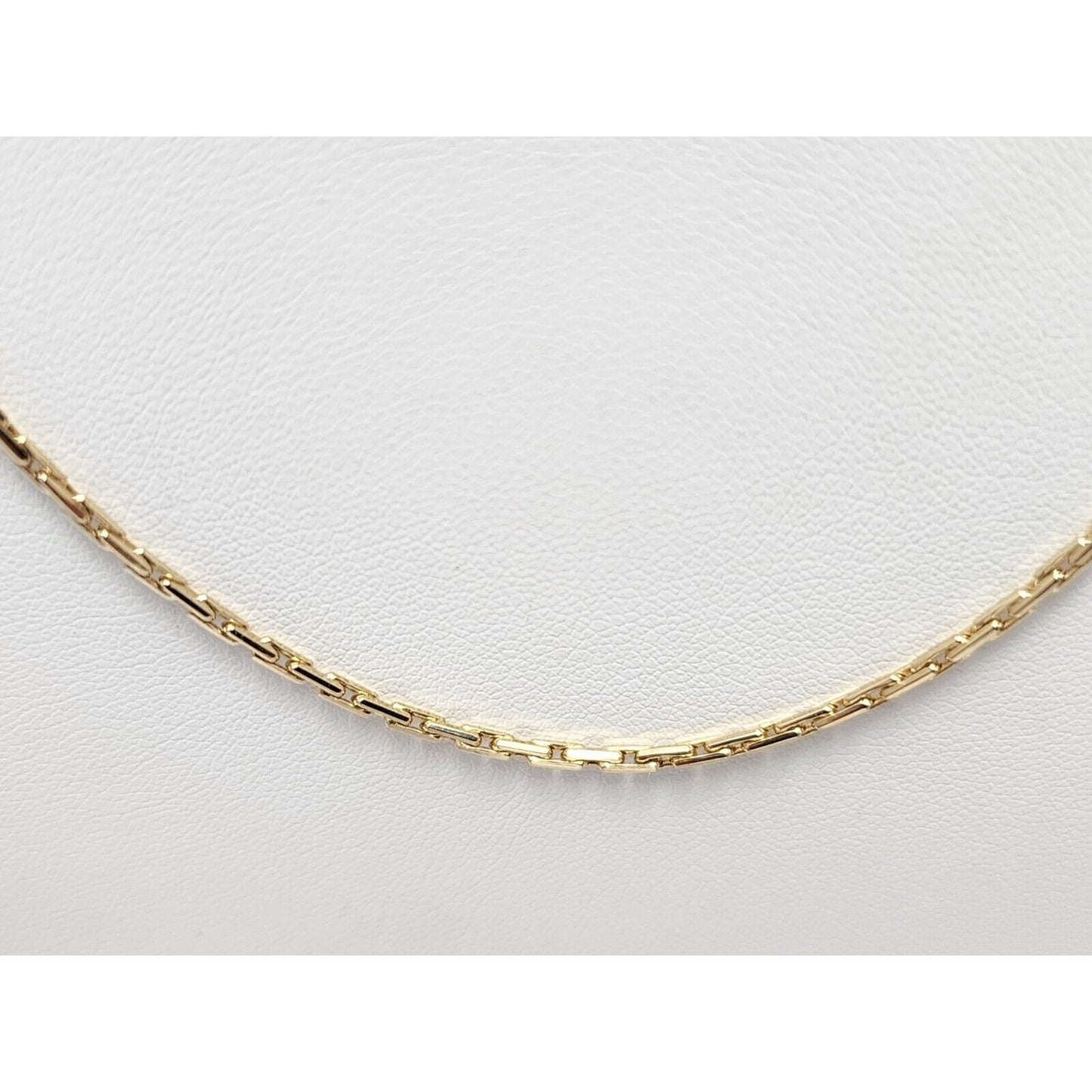 14K Yellow Gold Fancy Cable Link Chain Necklace