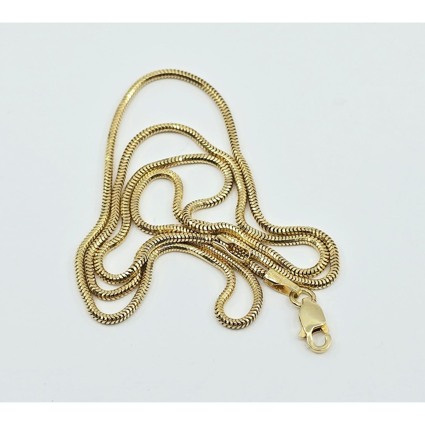 14K Yellow Gold Snake Chain Necklace