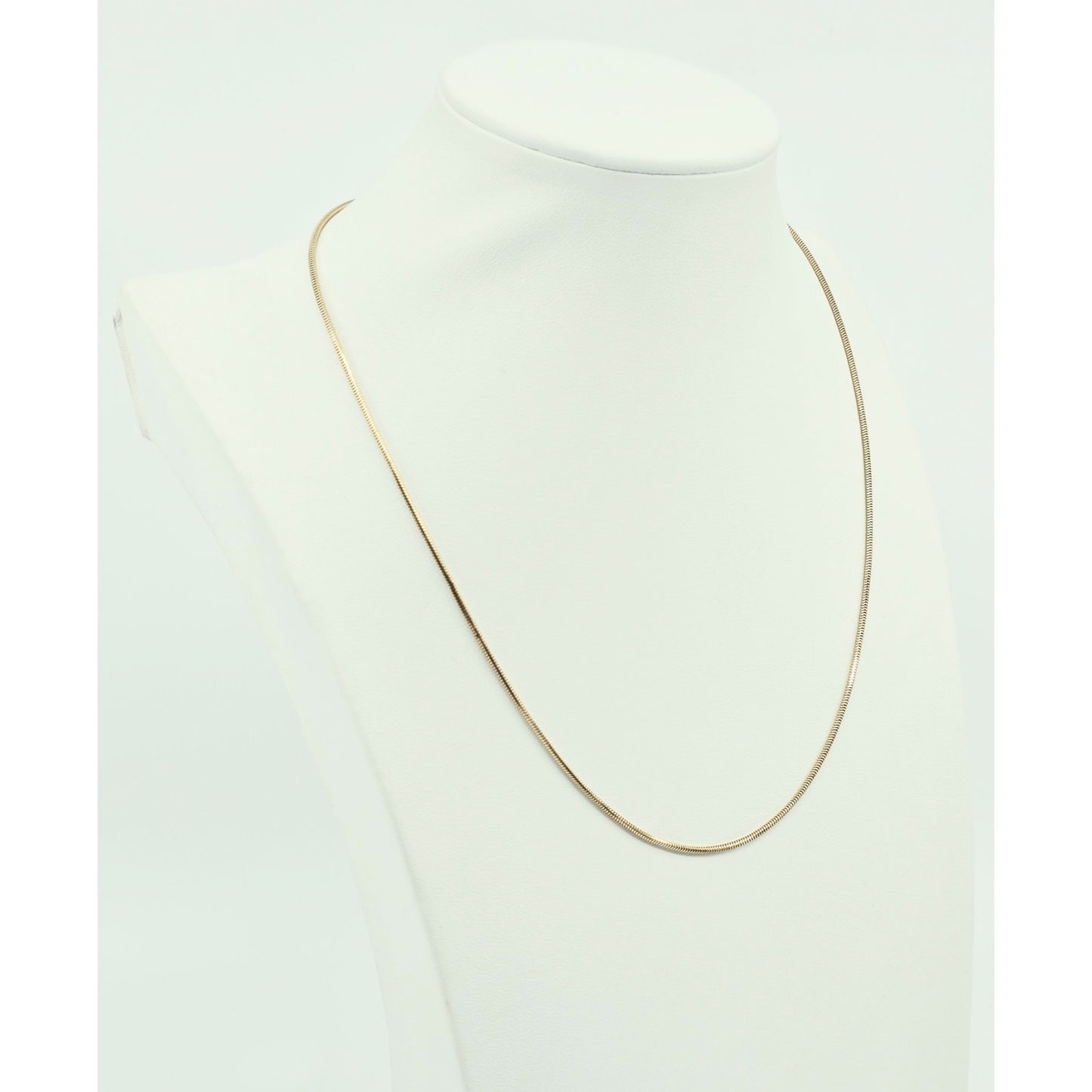 14K Yellow Gold Snake Chain Necklace