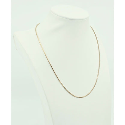 14K Yellow Gold Snake Chain Necklace