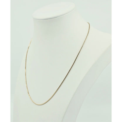 14K Yellow Gold Snake Chain Necklace