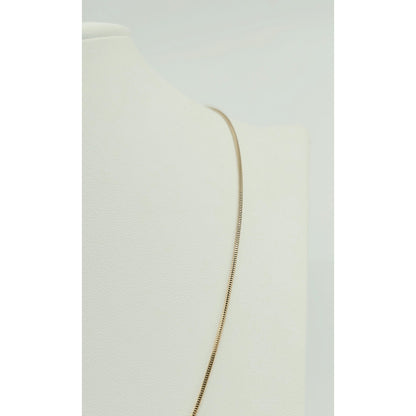 14K Yellow Gold Snake Chain Necklace