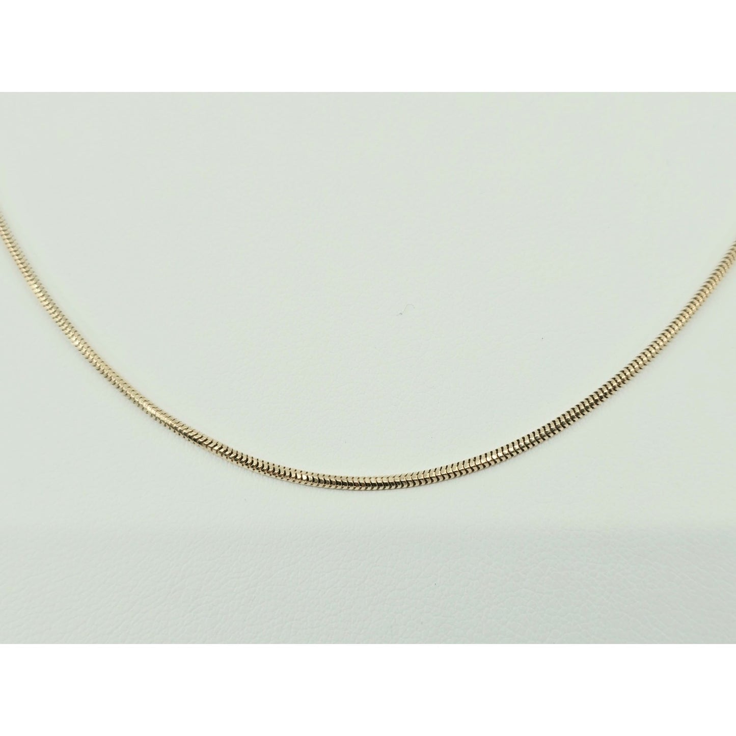 14K Yellow Gold Snake Chain Necklace