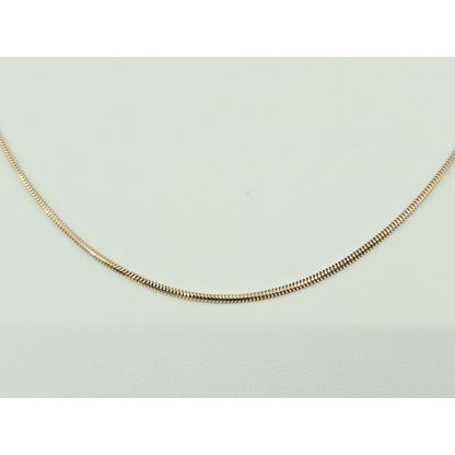 14K Yellow Gold Snake Chain Necklace