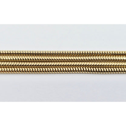 14K Yellow Gold Snake Chain Necklace