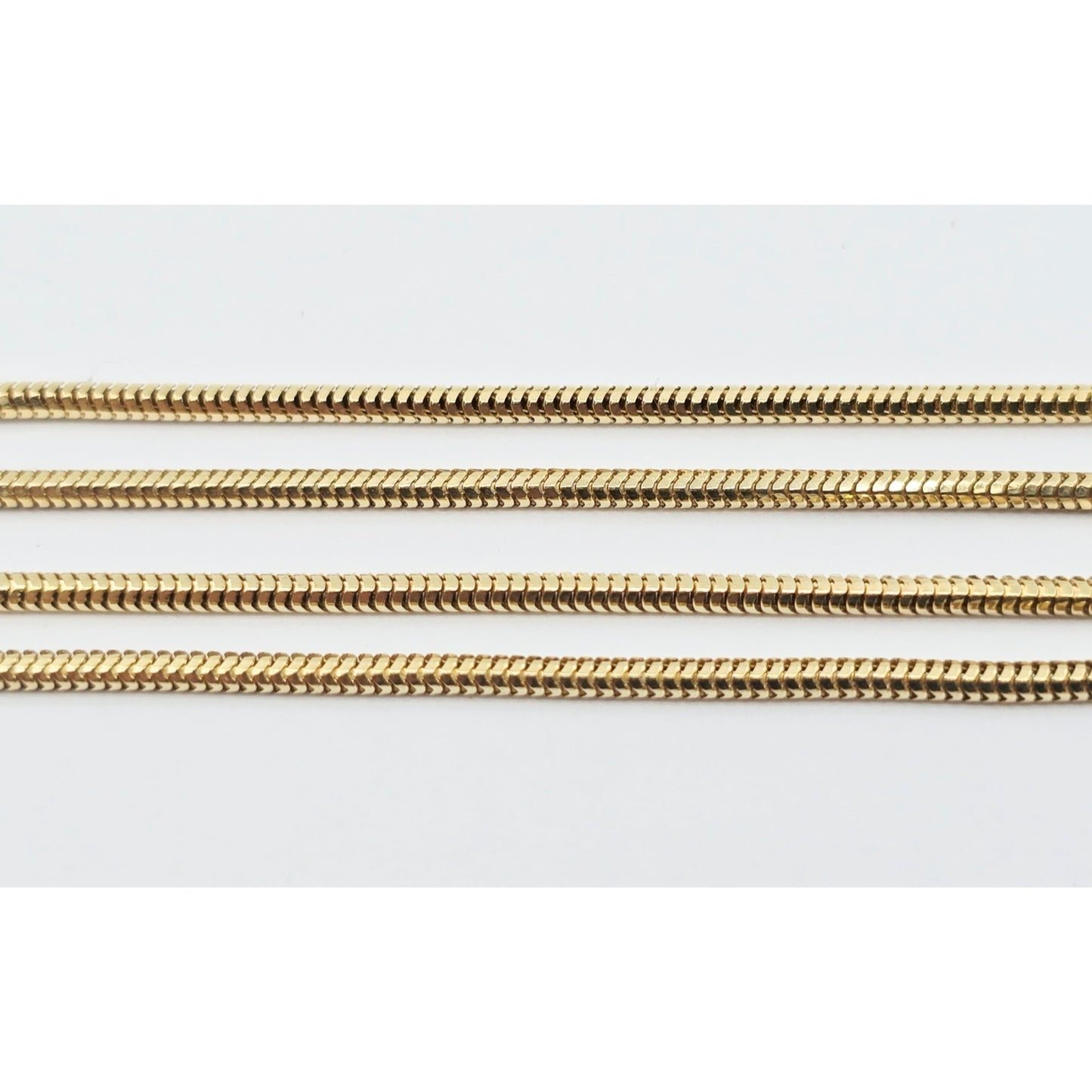 14K Yellow Gold Snake Chain Necklace