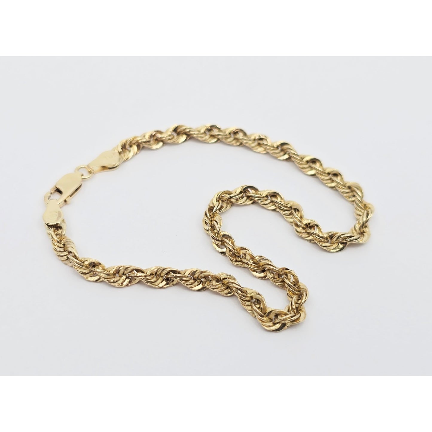10K Yellow Gold Rope Bracelet