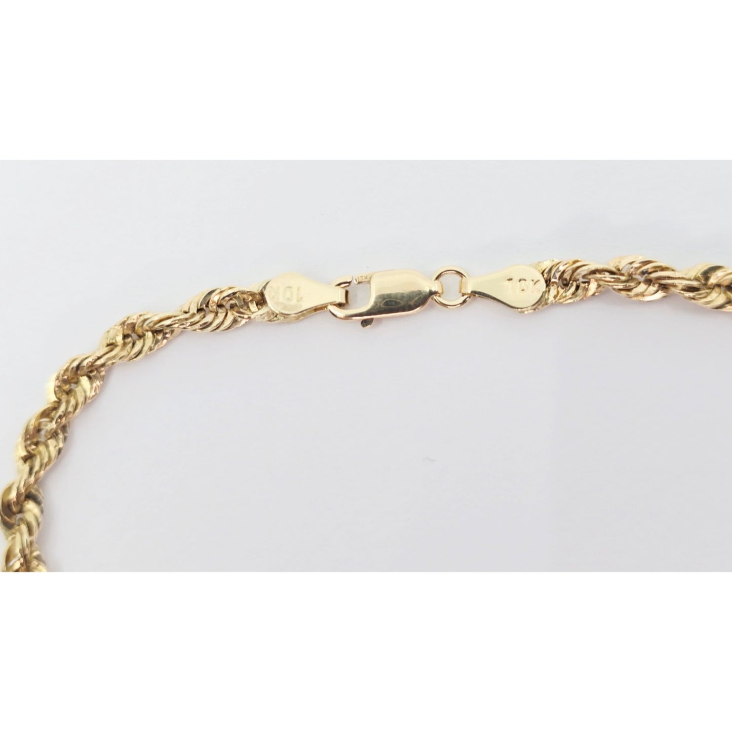 10K Yellow Gold Rope Bracelet