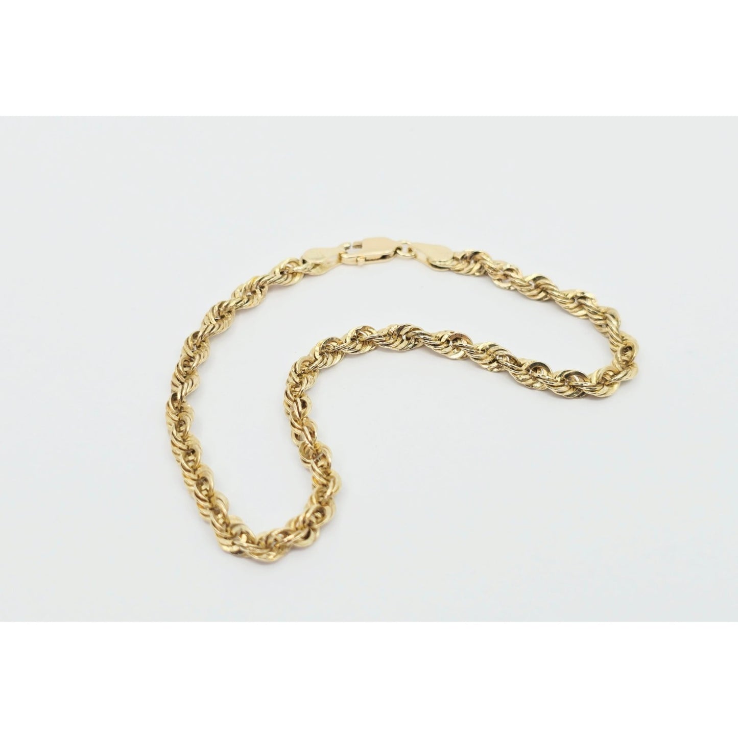 10K Yellow Gold Rope Bracelet