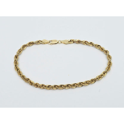 10K Yellow Gold Rope Bracelet