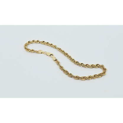 10K Yellow Gold Rope Bracelet