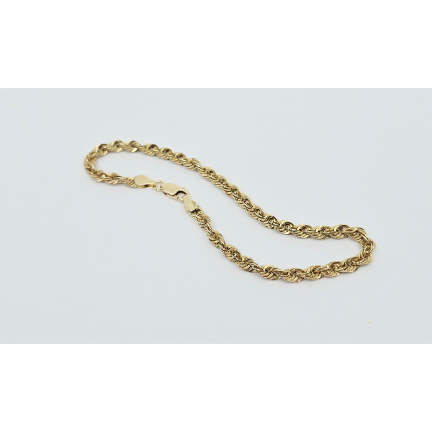 10K Yellow Gold Rope Bracelet