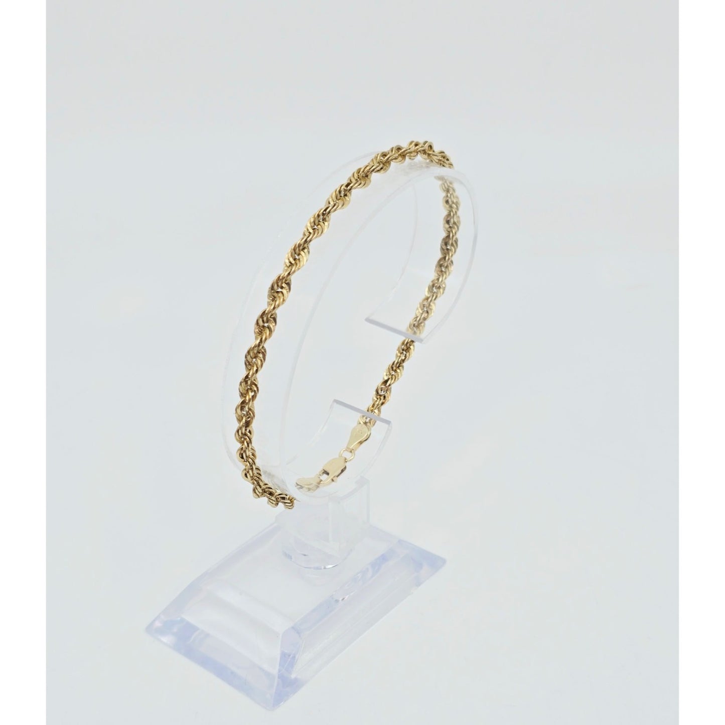 10K Yellow Gold Rope Bracelet