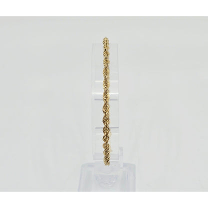 10K Yellow Gold Rope Bracelet