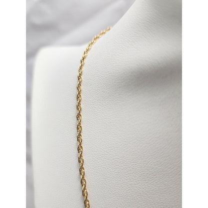 14K Yellow Gold Link Chain Necklace