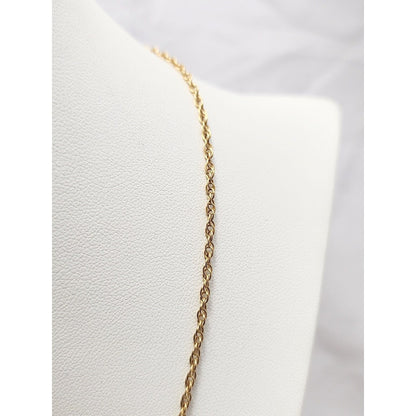 14K Yellow Gold Link Chain Necklace