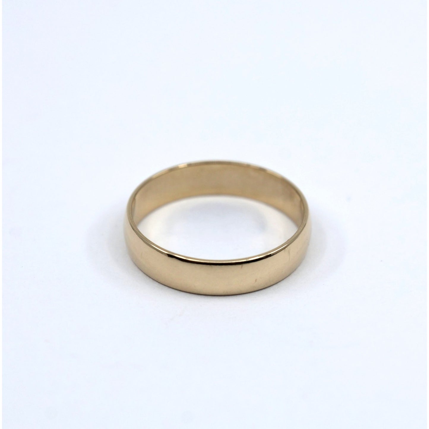 10K Yellow Gold Polished Wedding Band Ring