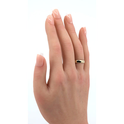 10K Yellow Gold Polished Wedding Band Ring