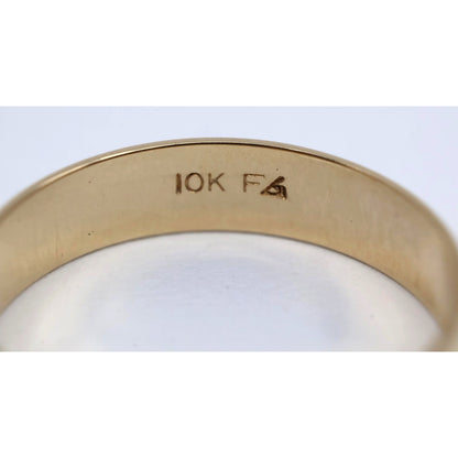 10K Yellow Gold Polished Wedding Band Ring
