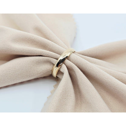 14K Yellow Gold Polished Wedding Band Ring