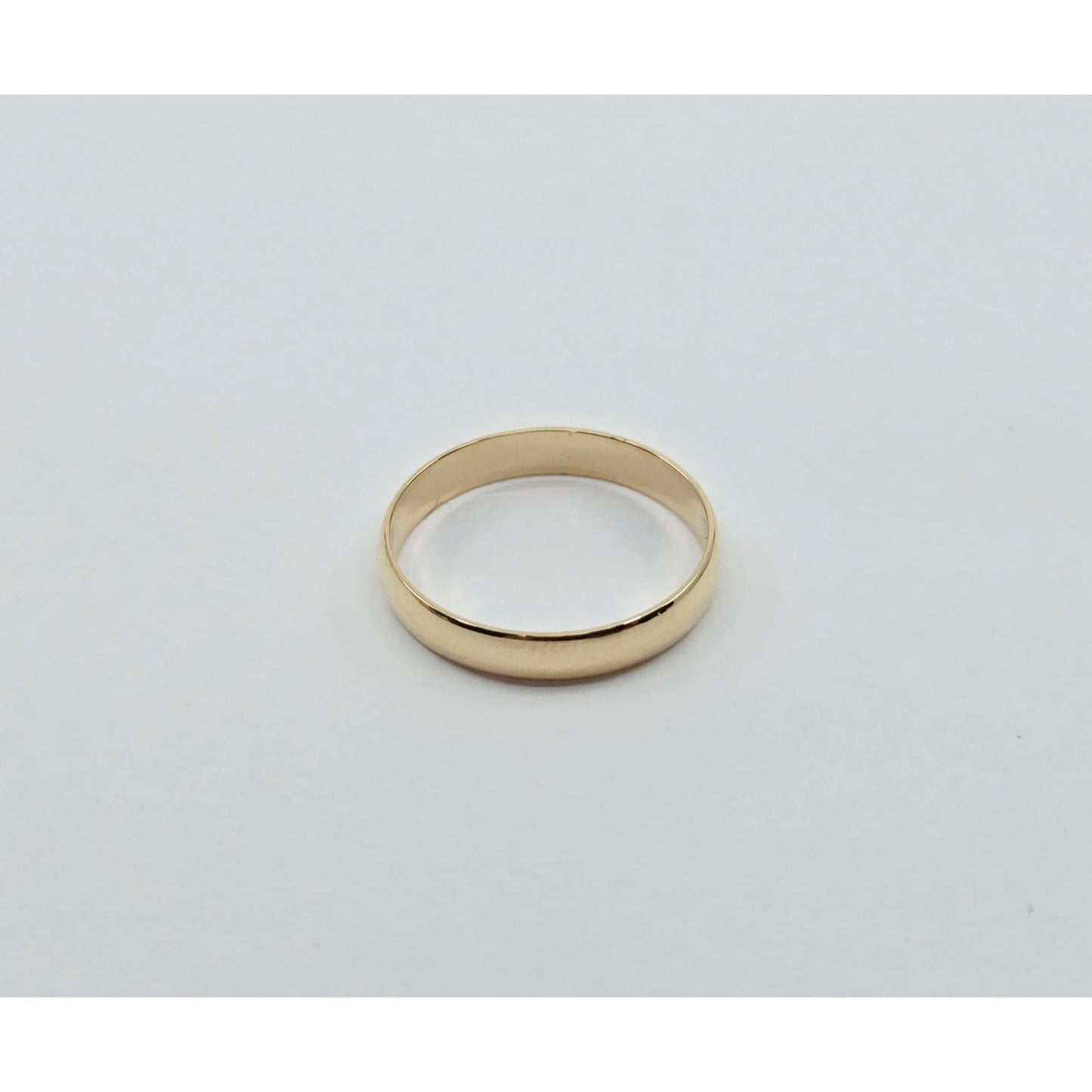 14K Yellow Gold Polished Wedding Band Ring