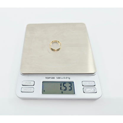 14K Yellow Gold Polished Wedding Band Ring