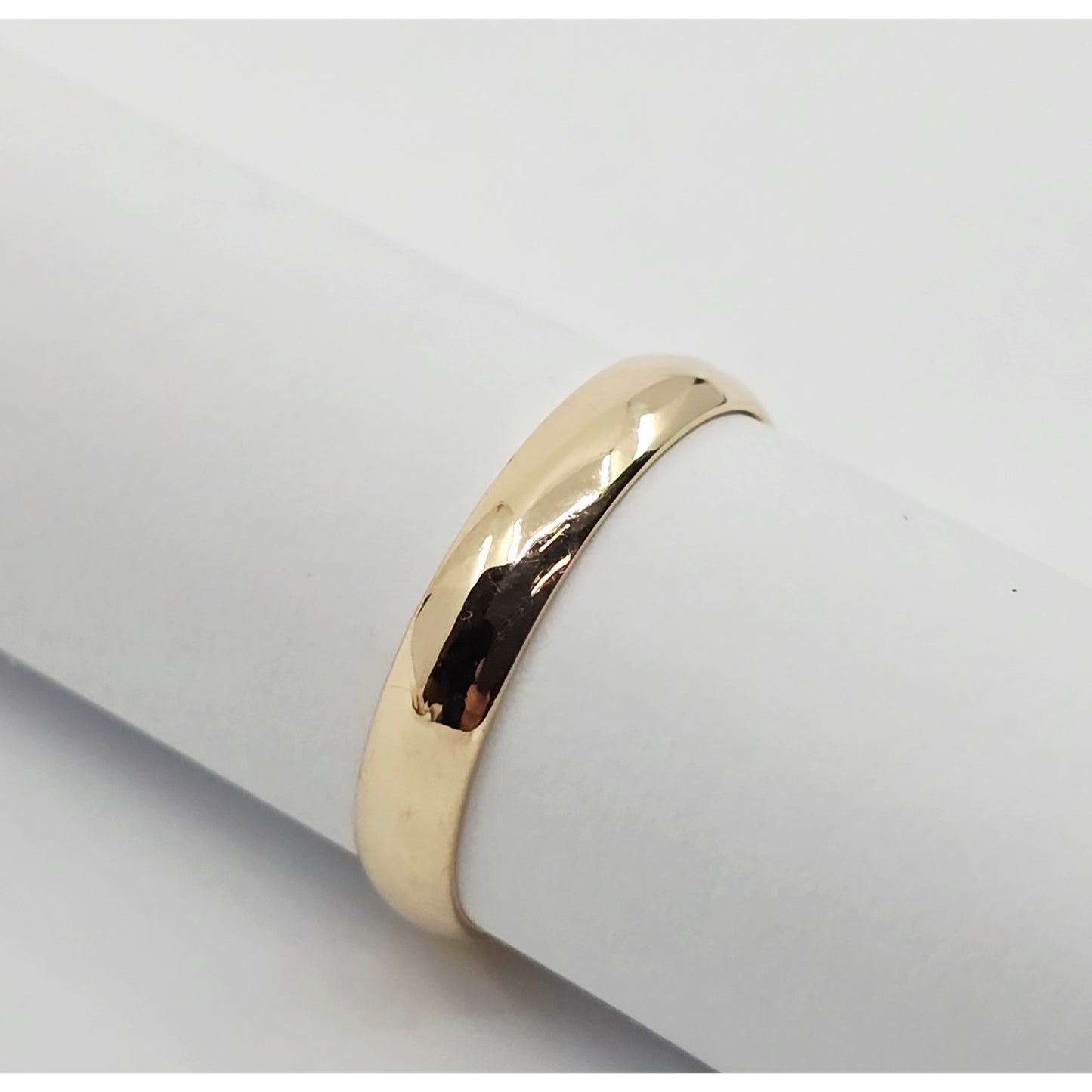 14K Yellow Gold Polished Wedding Band Ring