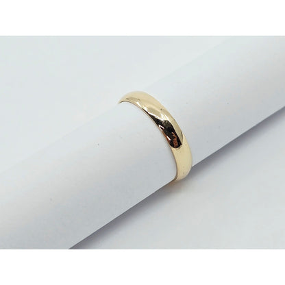 14K Yellow Gold Polished Wedding Band Ring