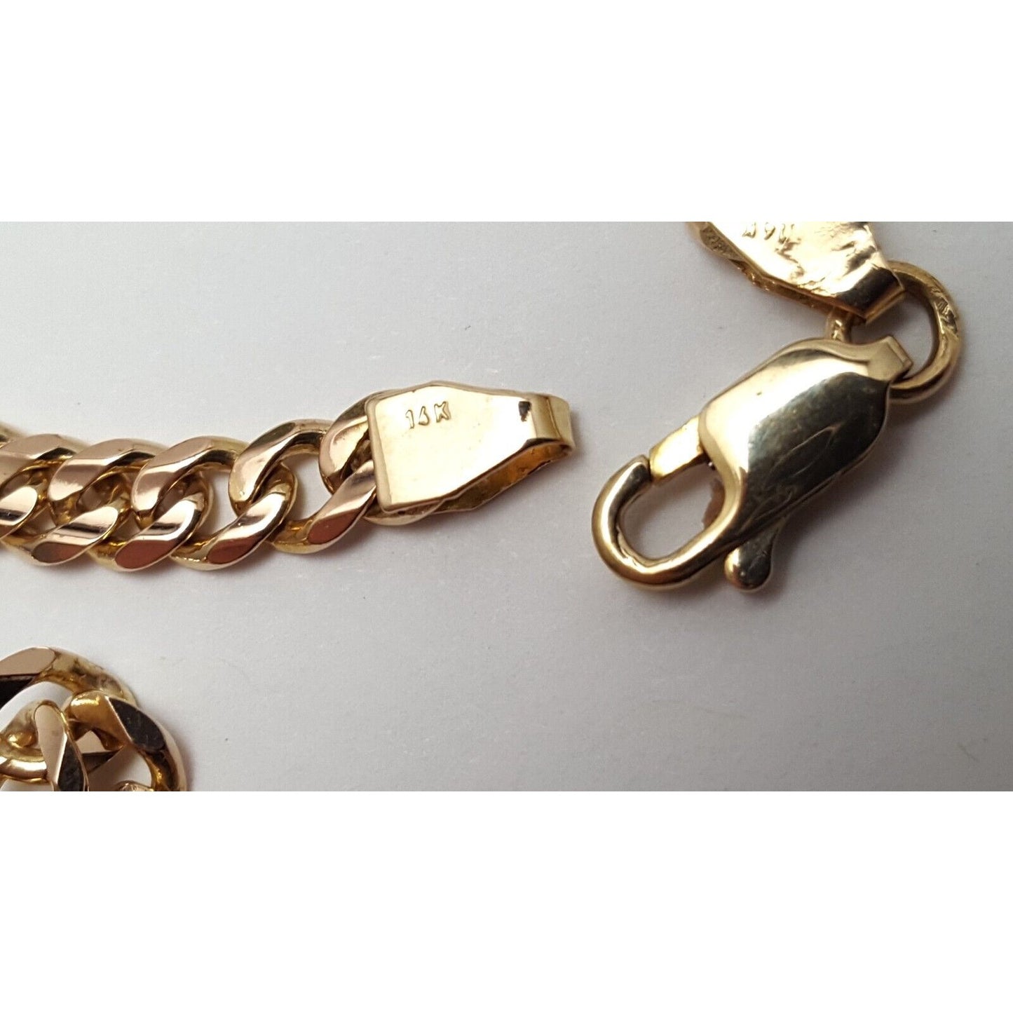 14K Rose Gold Cuban Link Chain Necklace