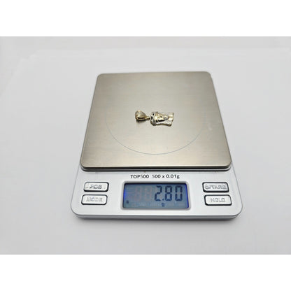 10K Yellow Gold Jesus Head Diamond Charm Pendant