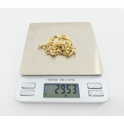 14K Yellow Gold Figaro Link Chain Necklace