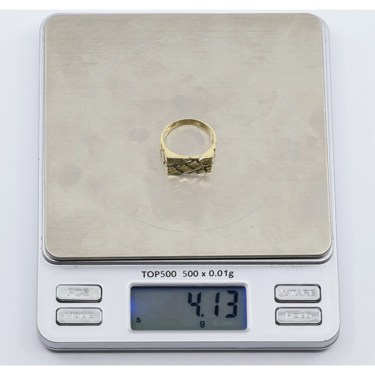 10K Yellow Gold Nugget Ring