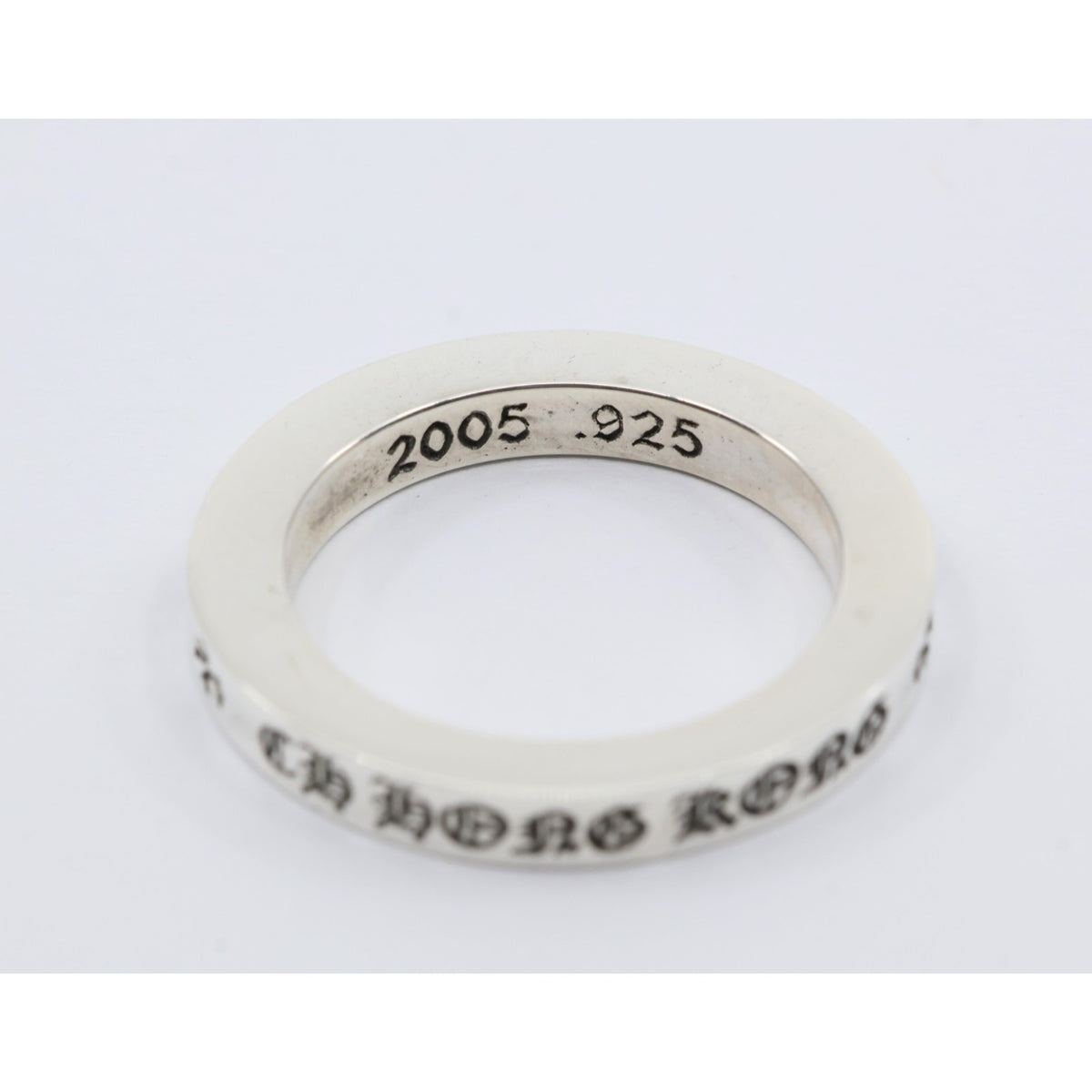 Chrome Hearts 3mm Hong Kong Exclusive 925 Sterling Silver Spacer Ring