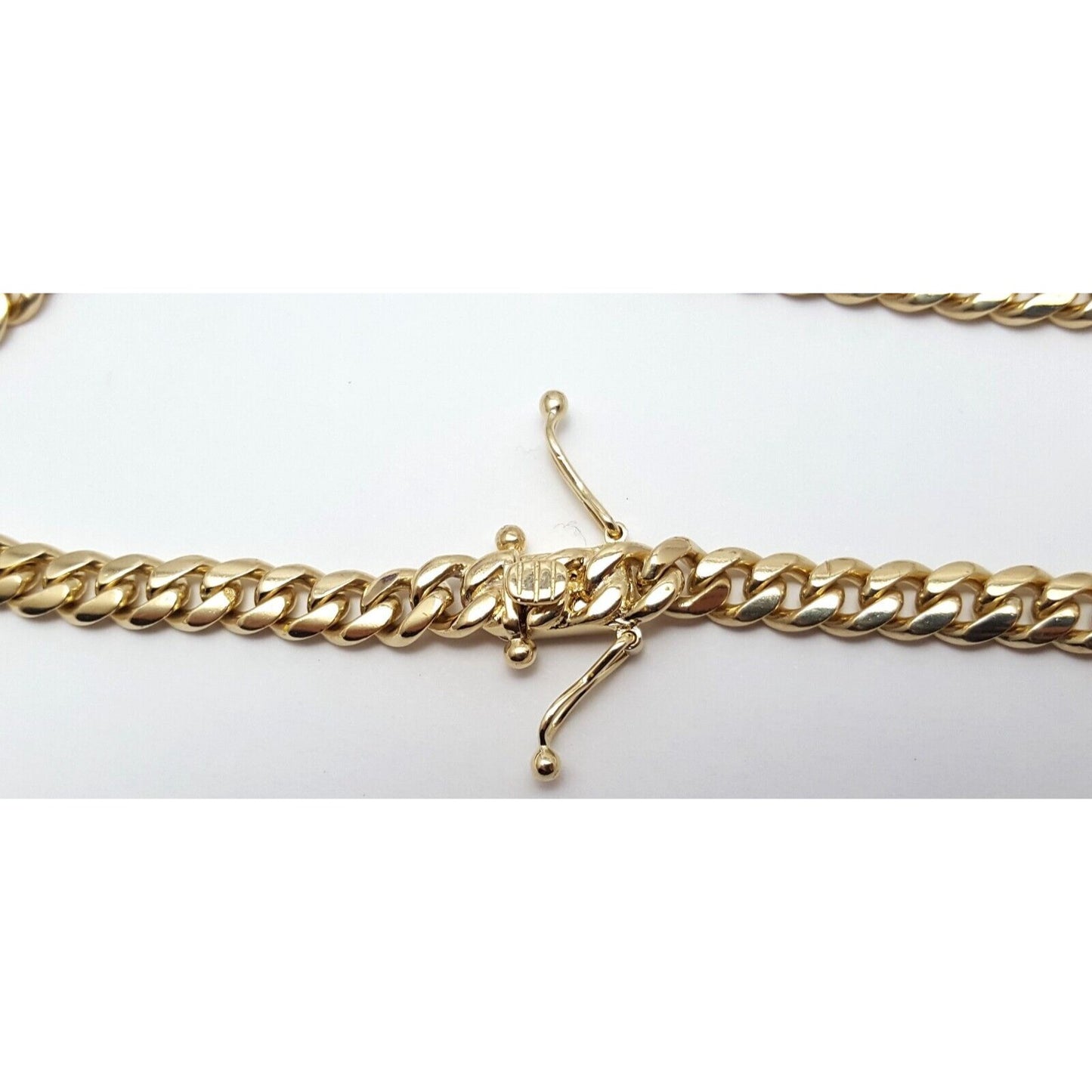 14K Yellow Gold Cuban Link Chain Necklace