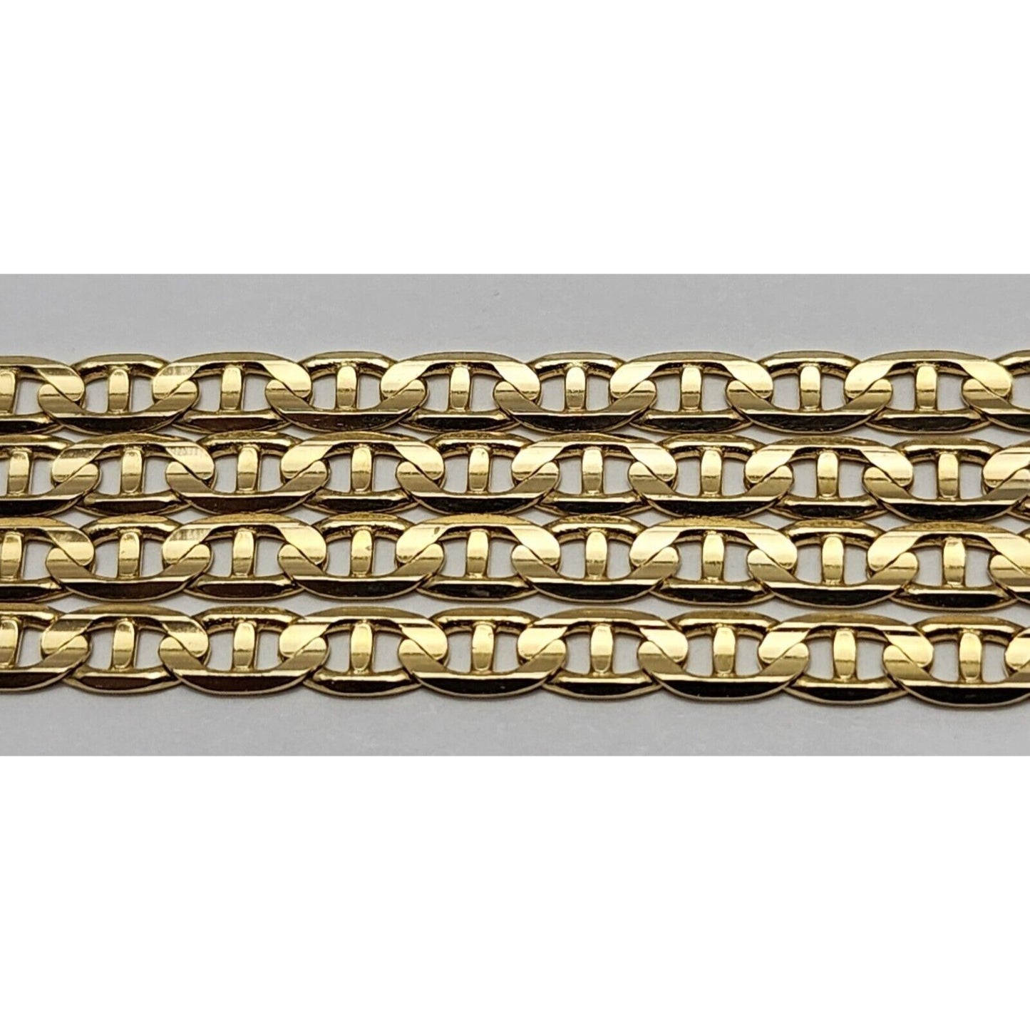 14K Yellow Gold Mariner Link Chain Necklace