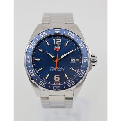 TAG Heuer Formula 1 WAZ1010.BA0842 43mm Blue Dial Quartz Steel Men's Watch