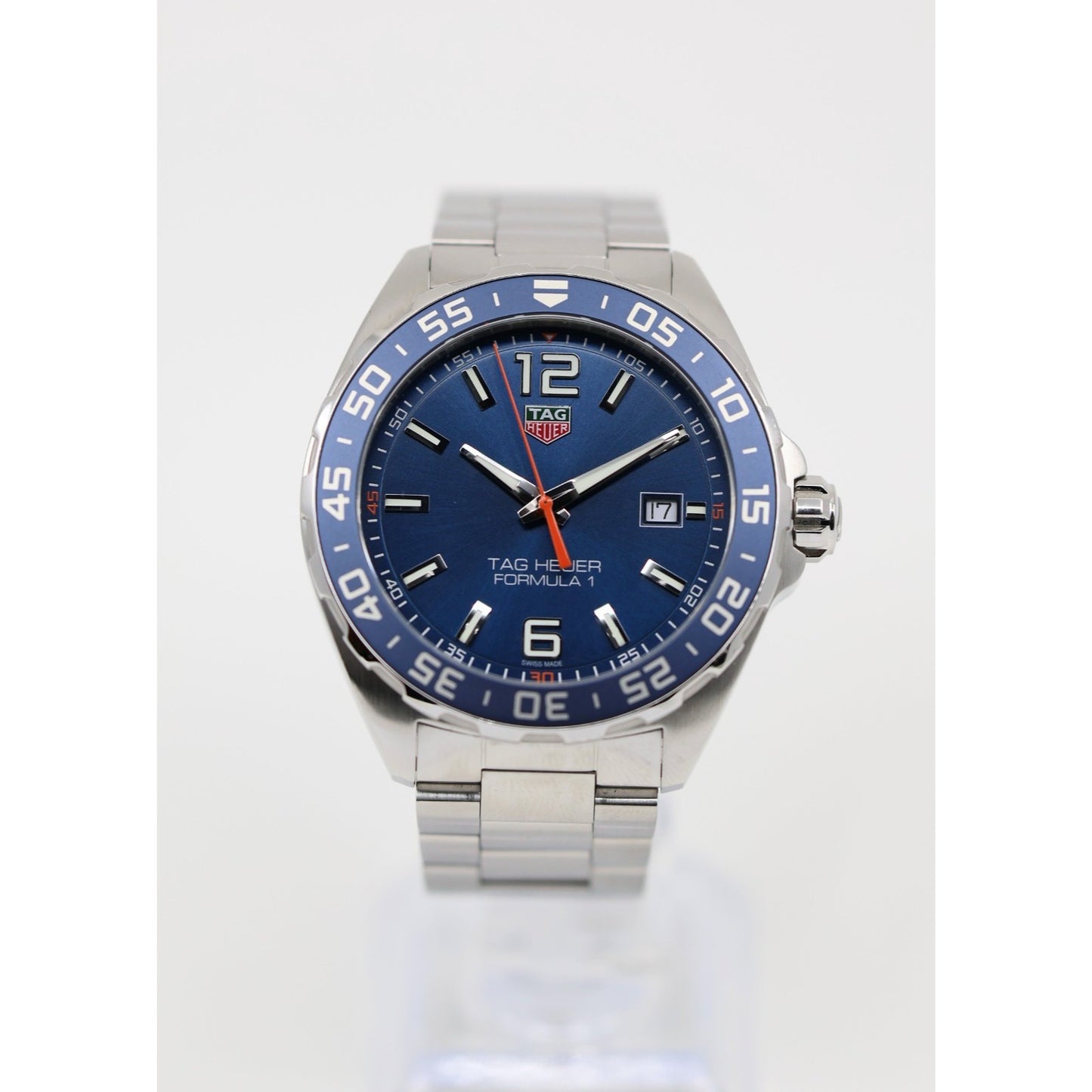TAG Heuer Formula 1 WAZ1010.BA0842 43mm Blue Dial Quartz Steel Men's Watch